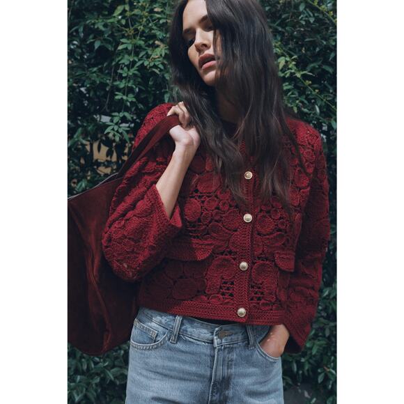 ZARA Embellished Cardigan NWT - Picture 3 of 8